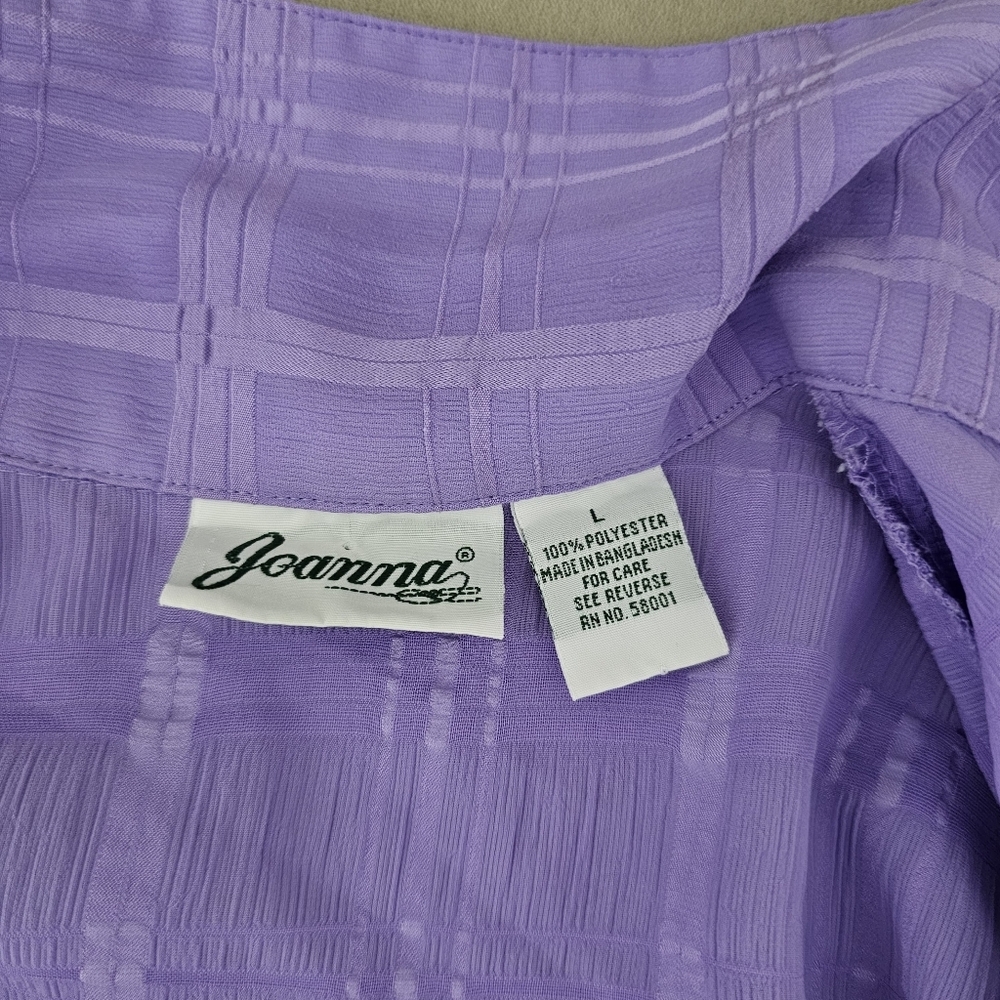 Joamna Lavender Textured Shirt - Picture 10 of 10